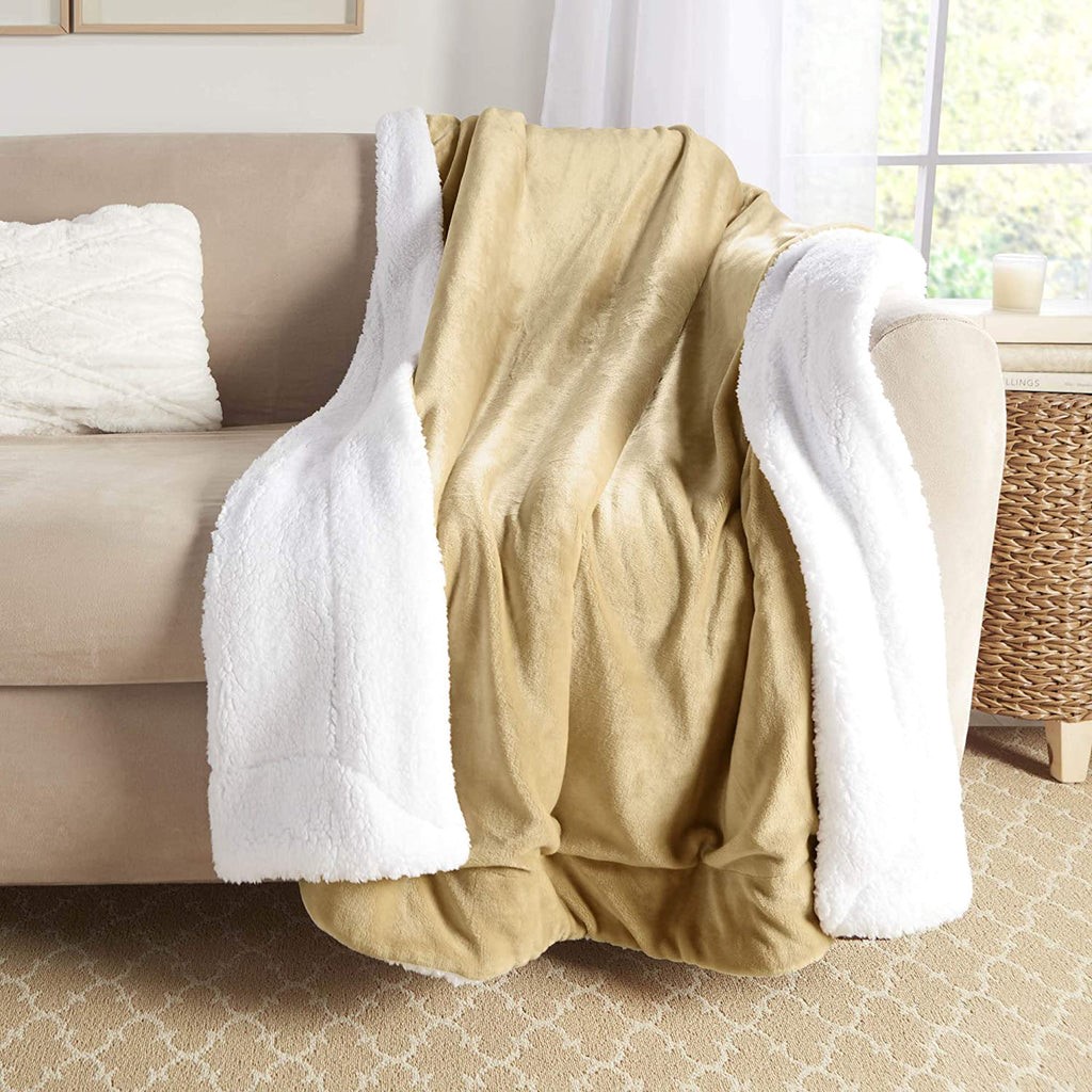 STARWOOD 50" x 60" SHERPA THROW BLANKET