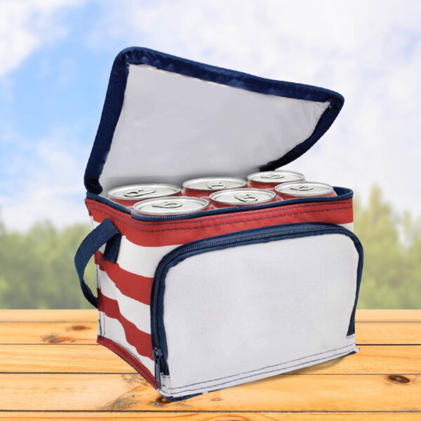AMERICANA STARS N STRIPES - 6 PACK COOLER