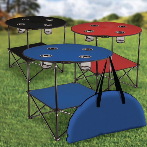 ROUND CAMPING TABLE