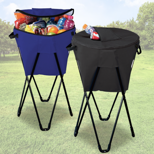 INSULATED BEVERAGE COOLER TUB W/ STAND