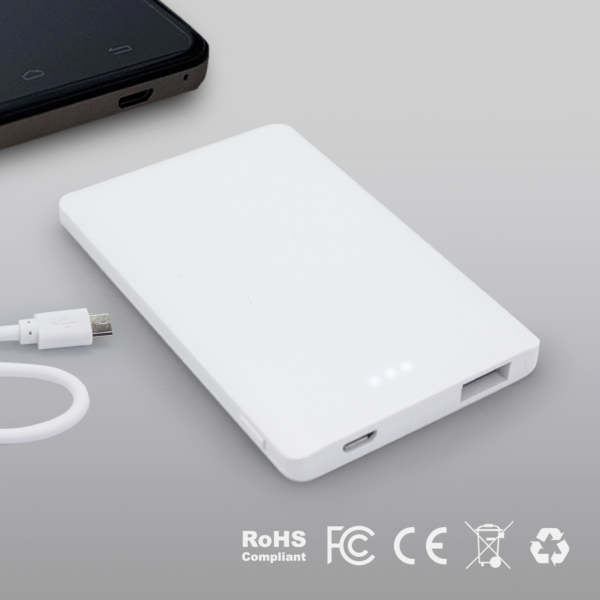 HANOVER - 2500 mAh SLIM PORTABLE POWER BANK