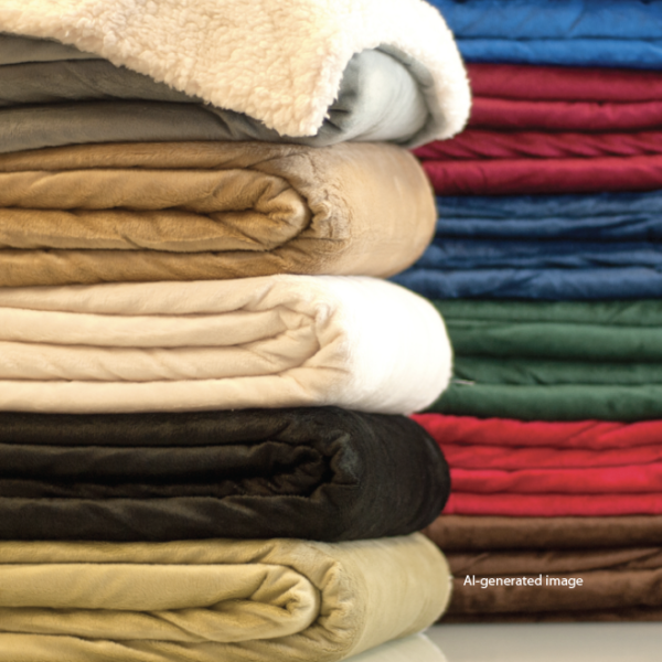 SUTTERWOOD - DELUXE MICRO MINK SHERPA BLANKET