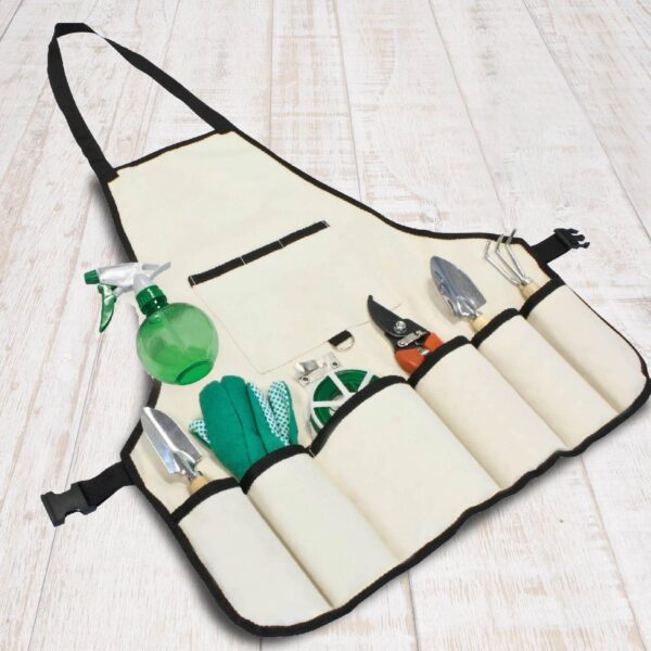 8 PC GARDEN APRON SET