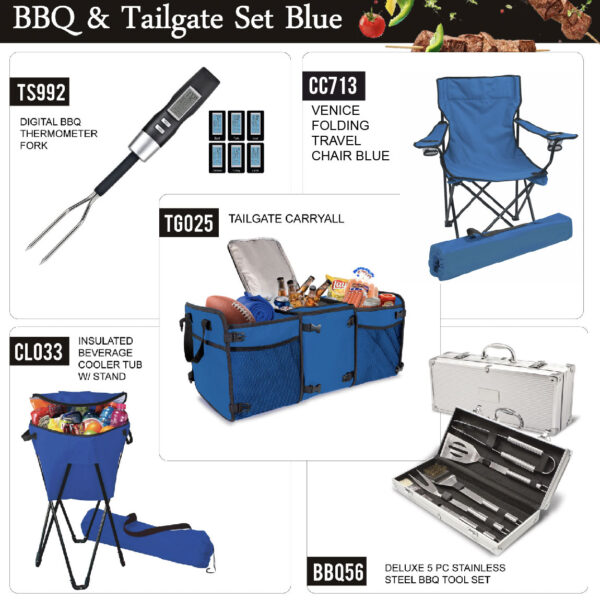 BBQ & TAILGATE SET BLUE