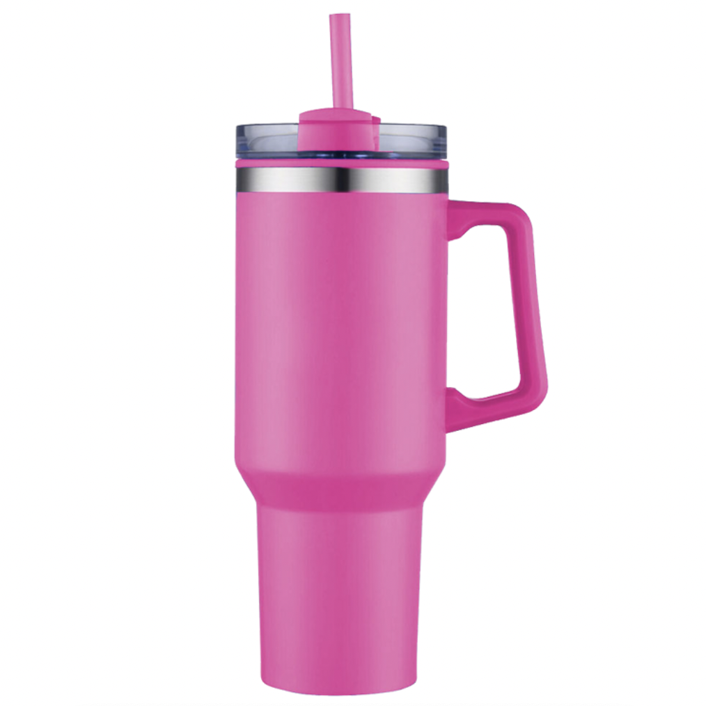 THE HIDRATOR - 40 OZ S/S TRAVEL MUG WITH HANDLE AND STRAW - Image 4