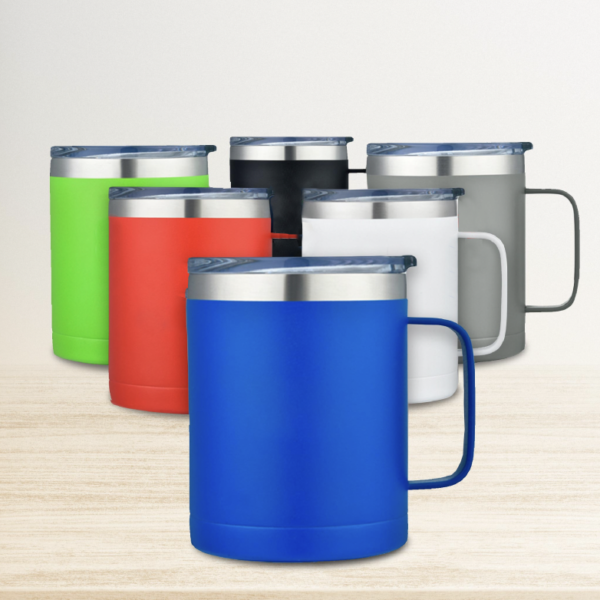 OSLO – 14 OZ STAINLESS STEEL VACUUM SEAL TRAVEL MUG