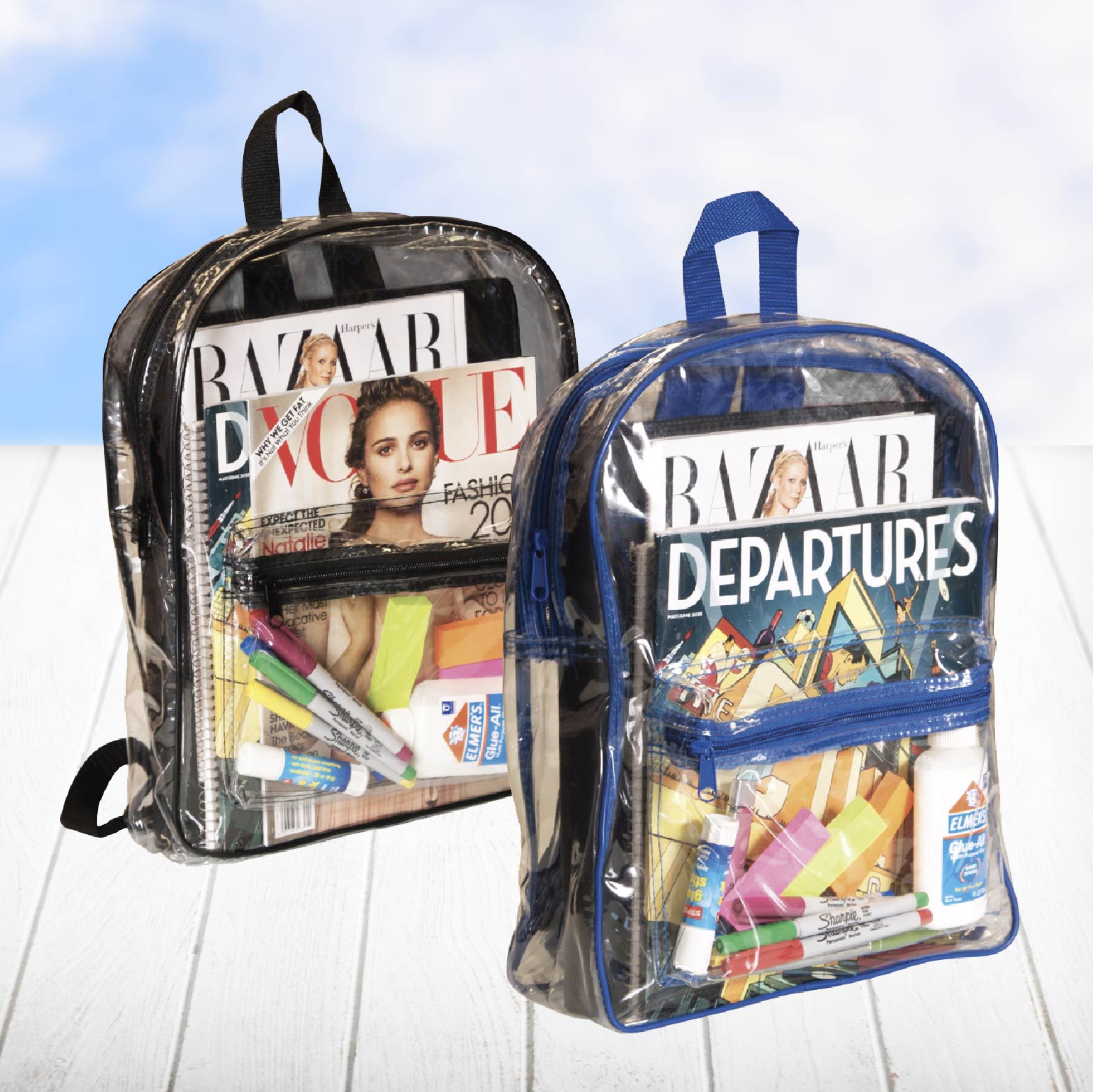 LIBERTY CLEAR PVC BACKPACK