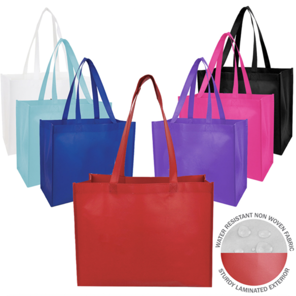 COSMO MEDIUM MATTE LAMINATED TOTE