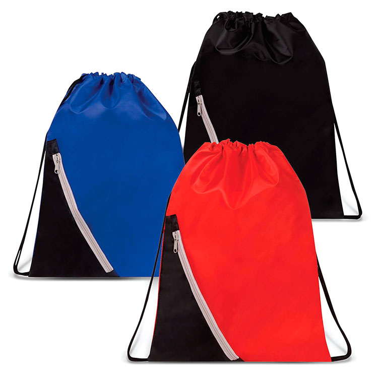 DONATO ZIPPER DRAWSTRING BACKPACK