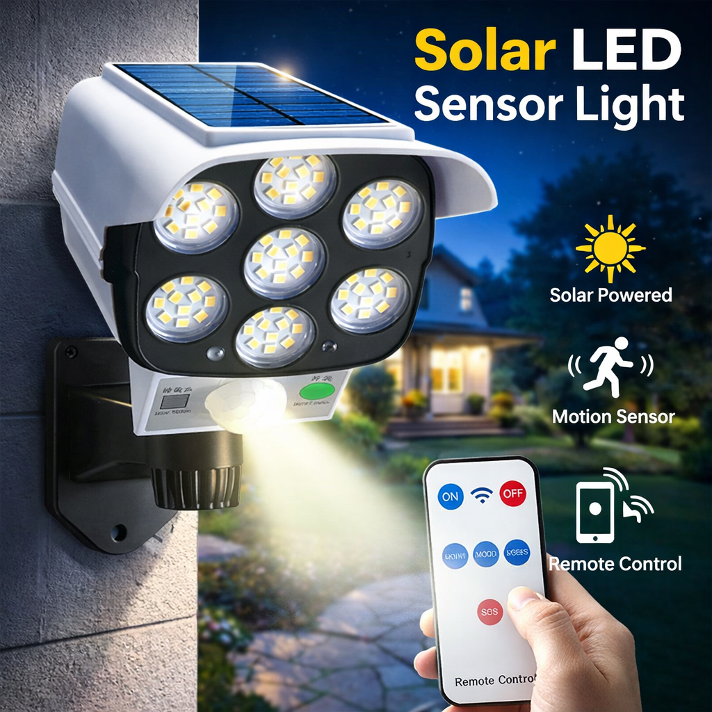 Solar LED Sensor Light