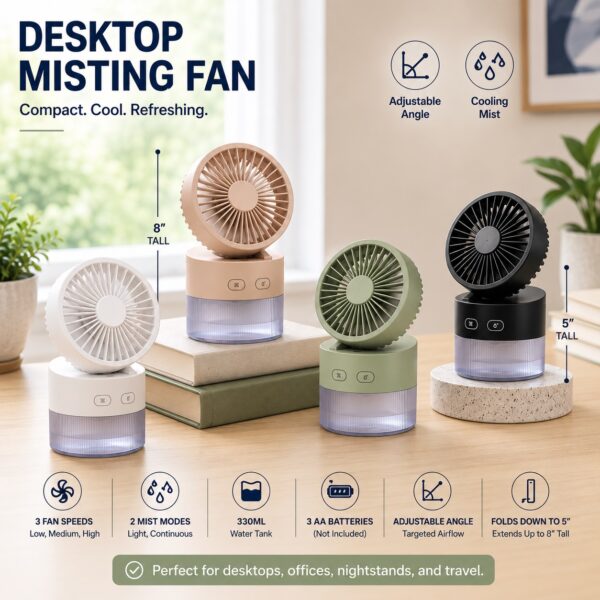 AquaBreeze Misting Fan