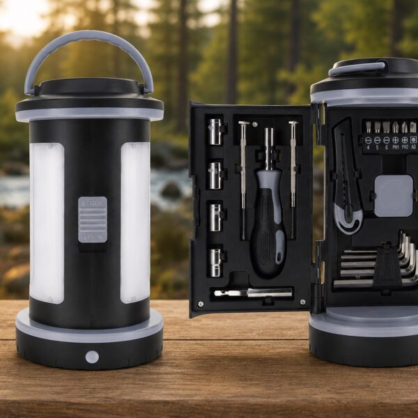 TrailReady 500 Lumen Lantern & 21-Pc Tool Kit